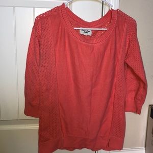 Heavy coral sweater